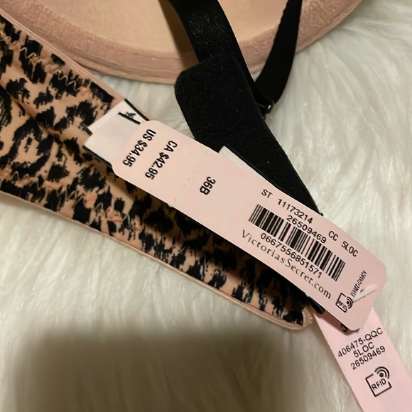 Victoria's Secret Animal Print Demi Cup Underwire Bra - Picture 13 of 16